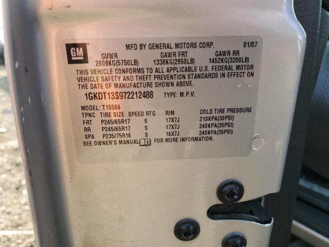 Photo 10 from auction – 2007 GMC ENVOY with VIN 1GKDT13S972212488