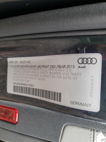Photo 10 from auction – 2019 AUDI A4 PREMIUM with VIN WAUENAF48KA016321
