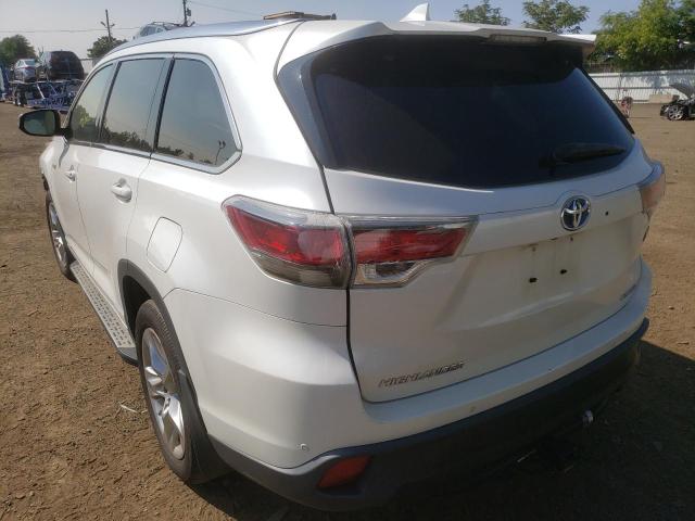 Photo 3 from auction – 2016 TOYOTA HIGHLANDER with VIN 5TDDCRFH2GS014127