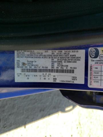 Photo 10 from auction – 2015 FORD FIESTA SE with VIN 3FADP4BJ5FM139384