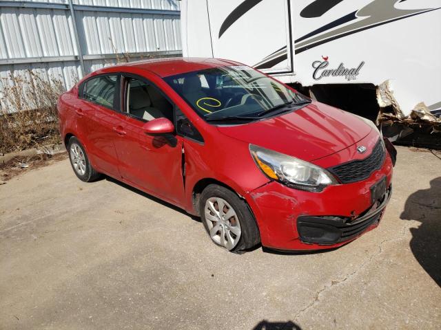 KIA RIO LX 2013 with VIN KNADM4A39D6307611 - Photo from auction