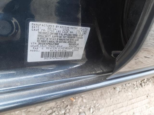 Photo 10 from auction – 2016 NISSAN VERSA S with VIN 3N1CN7AP8GL873532