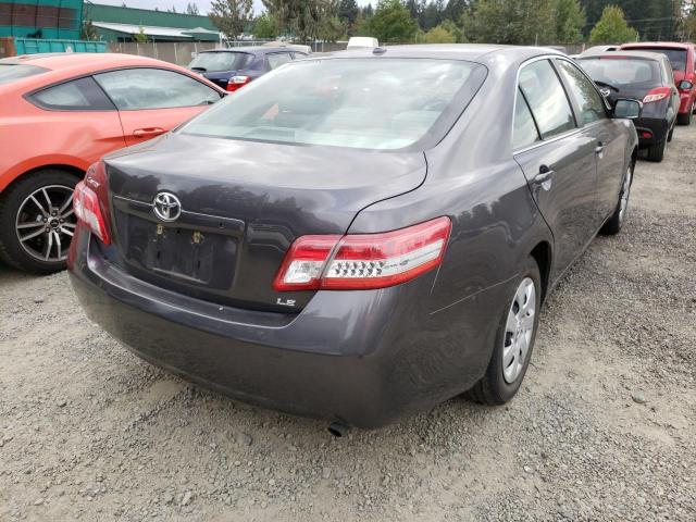 Photo 4 from auction – 2010 TOYOTA CAMRY BASE with VIN JTNBF3EK9A3004109