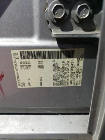 Photo 10 from auction – 2012 NISSAN ALTIMA BAS with VIN 1N4AL2AP0CN500434
