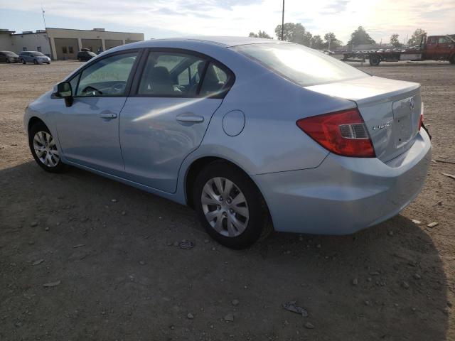Photo 3 from auction – 2012 HONDA CIVIC LX with VIN 19XFB2F52CE078763