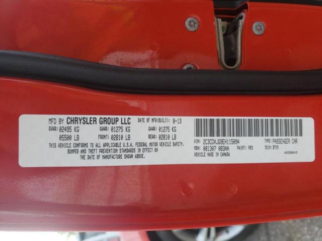 Photo 10 from auction – 2014 DODGE CHARGER SX with VIN 2C3CDXJG9EH115094