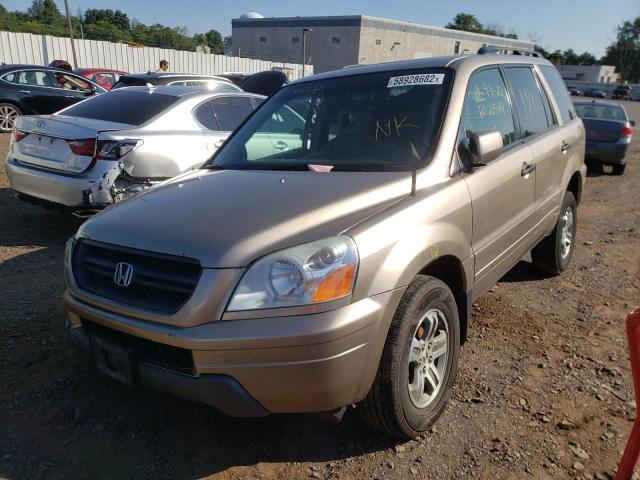 Photo 2 from auction – 2005 HONDA PILOT EXL with VIN 2HKYF18715H543165