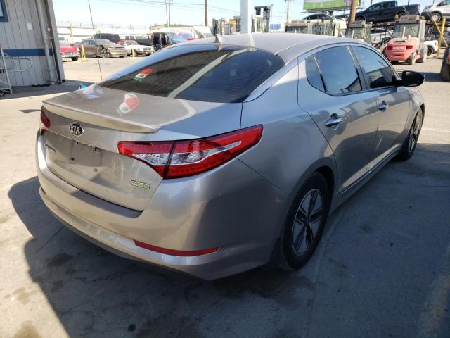 Photo 4 from auction – 2013 KIA OPTIMA HYB with VIN KNAGM4AD8D5062036