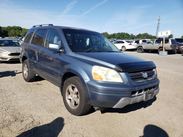 HONDA PILOT EX 2005 with VIN 2HKYF18435H563696 - Photo from auction