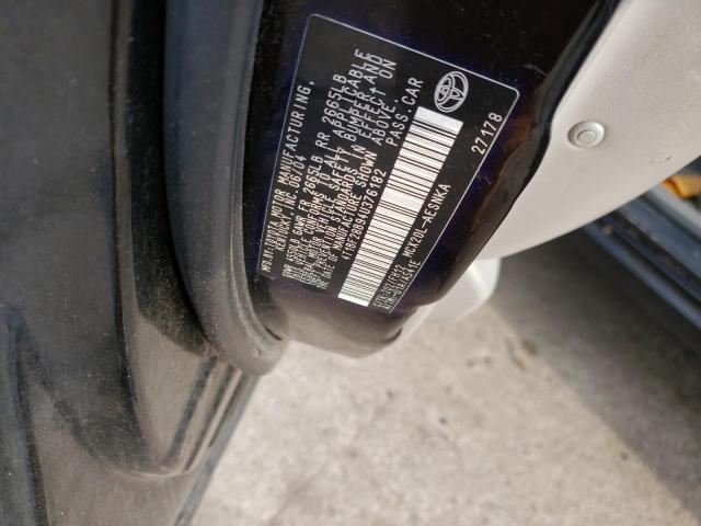 Photo 10 from auction – 2004 TOYOTA AVALON-V6 with VIN 4T1BF28B94U376182