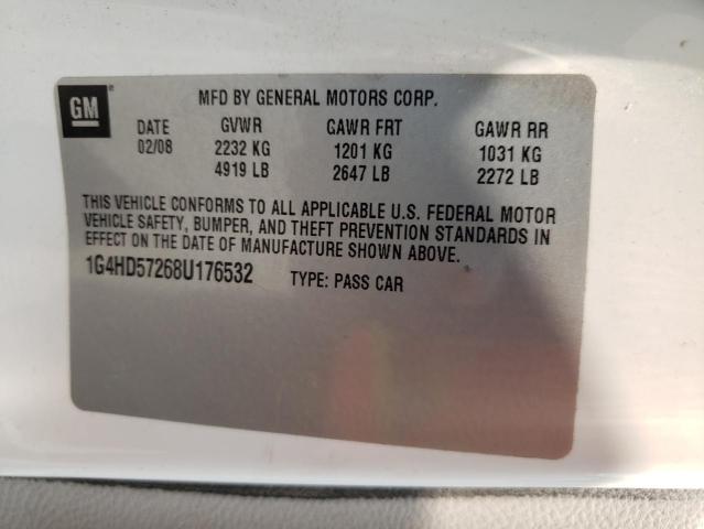 Photo 10 from auction – 2008 BUICK LUCERNE CX with VIN 1G4HD57268U176532