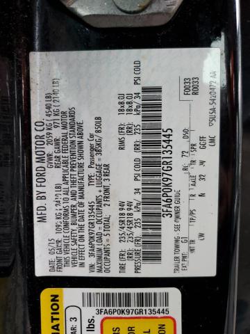 Photo 10 from auction – 2016 FORD FUSION TIT with VIN 3FA6P0K97GR135445