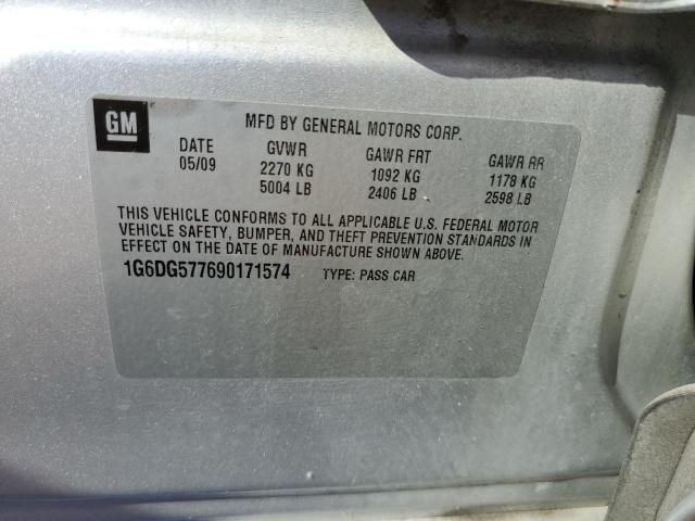 Photo 10 from auction – 2009 CADILLAC CTS with VIN 1G6DG577690171574