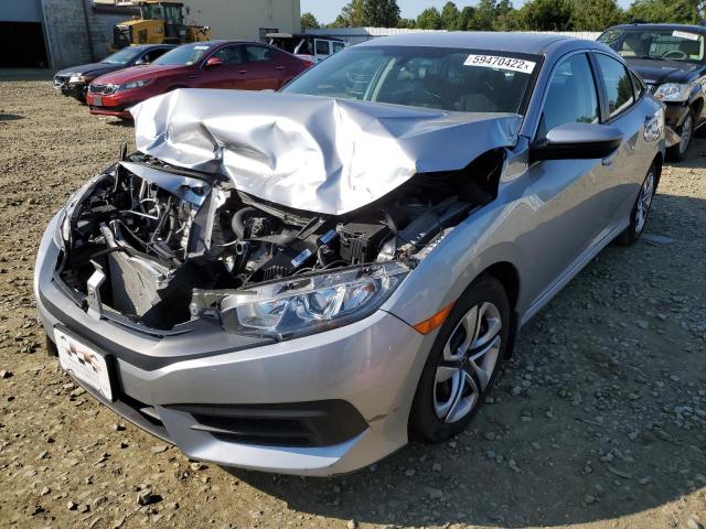 Photo 2 from auction – 2017 HONDA CIVIC LX with VIN 19XFC2E52HE075450
