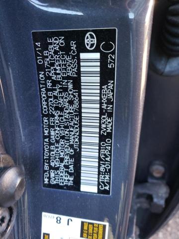 Photo 10 from auction – 2014 TOYOTA PRIUS with VIN JTDKN3DU5E1788641
