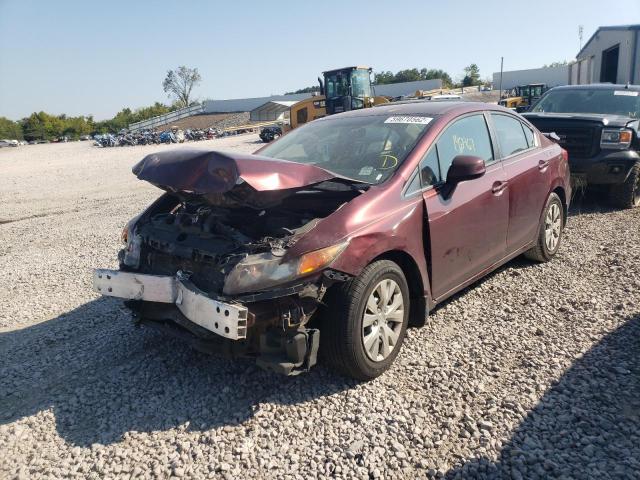 Photo 2 from auction – 2012 HONDA CIVIC LX with VIN 2HGFB2F52CH534878