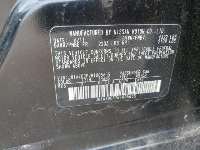 Photo 10 from auction – 2011 NISSAN LEAF SV with VIN JN1AZ0CP7BT005655