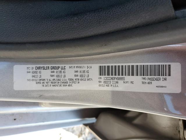 Photo 10 from auction – 2015 CHRYSLER 200 LIMITE with VIN 1C3CCCAB3FN589955