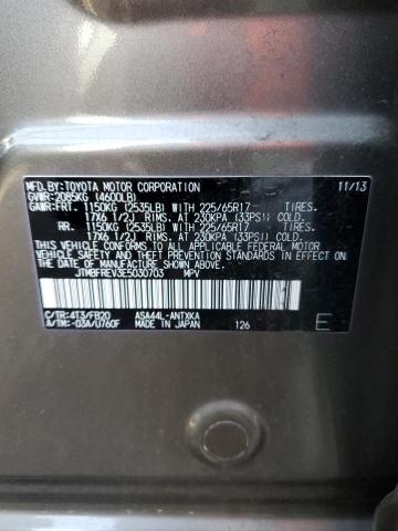 Photo 10 from auction – 2014 TOYOTA RAV4 LE with VIN JTMBFREV3E5030703