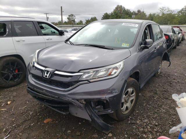 Photo 2 from auction – 2016 HONDA CR-V LX with VIN 5J6RM4H34GL129251