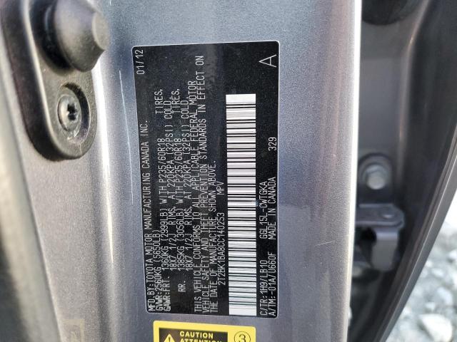 Photo 10 from auction – 2012 LEXUS RX 350 with VIN 2T2BK1BA8CC140253