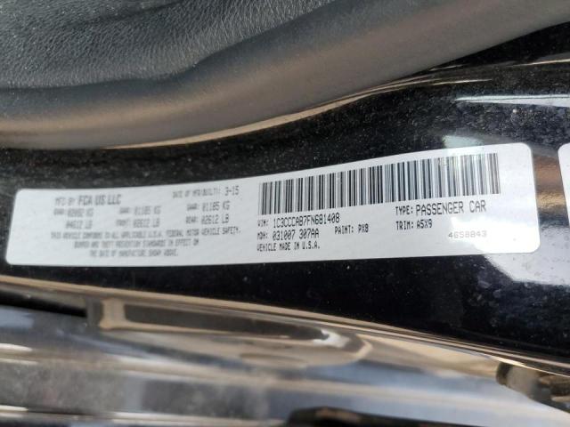 Photo 10 from auction – 2015 CHRYSLER 200 LIMITE with VIN 1C3CCCAB7FN681408