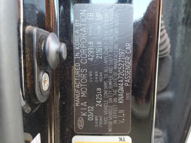 Photo 10 from auction – 2012 KIA OPTIMA LX with VIN KNAGM4A72C5271197