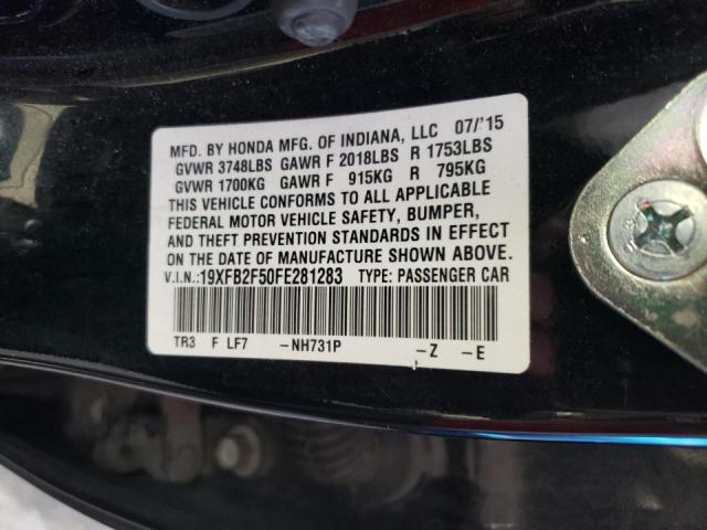 Photo 10 from auction – 2015 HONDA CIVIC LX with VIN 19XFB2F50FE281283