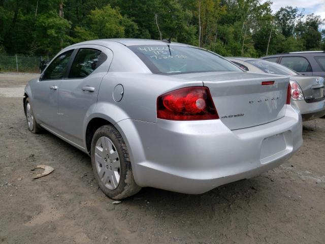 Photo 3 from auction – 2012 DODGE AVENGER SE with VIN 1C3CDZAB5CN171425