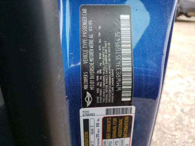 صورة رقم 10 من المزاد - 2005 MINI COOPER S مع VIN WMWRE33435TG95475
