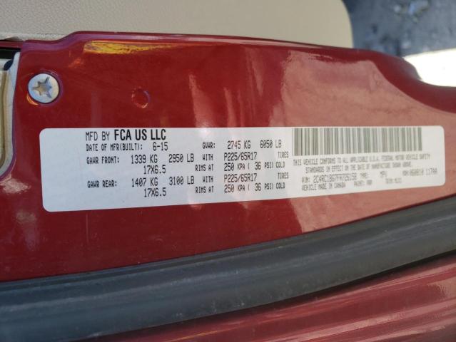 Photo 10 from auction – 2015 CHRYSLER TOWN & COU with VIN 2C4RC1BG7FR726158