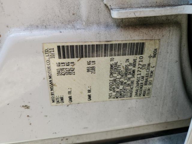 Photo 10 from auction – 2012 NISSAN ALTIMA BAS with VIN 1N4AL2AP6CC172710