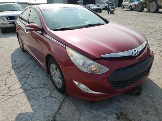 HYUNDAI SONATA HYB 2011 with VIN KMHEC4A43BA016918 - Photo from auction