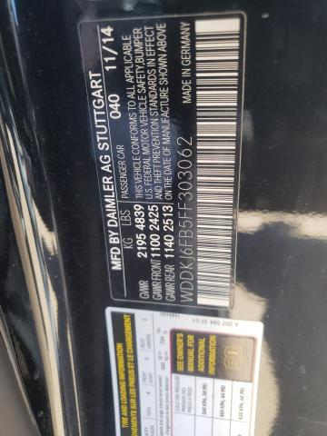 Photo 10 from auction – 2015 MERCEDES-BENZ E 400 with VIN WDDKJ6FB5FF303062