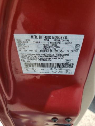 Photo 10 from auction – 2008 FORD ESCAPE XLT with VIN 1FMCU03148KB99264