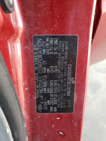 Photo 10 from auction – 2009 KIA SORENTO LX with VIN KNDJD736095895913
