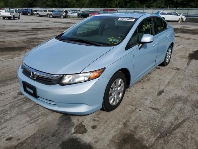 Photo 2 from auction – 2012 HONDA CIVIC LX with VIN 19XFB2F57CE069931