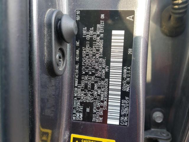 Photo 10 from auction – 2011 TOYOTA HIGHLANDER with VIN 5TDBK3EH9BS049538