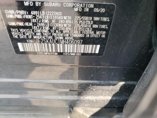 Photo 10 from auction – 2021 SUBARU FORESTER L with VIN JF2SKAUC1MH406097