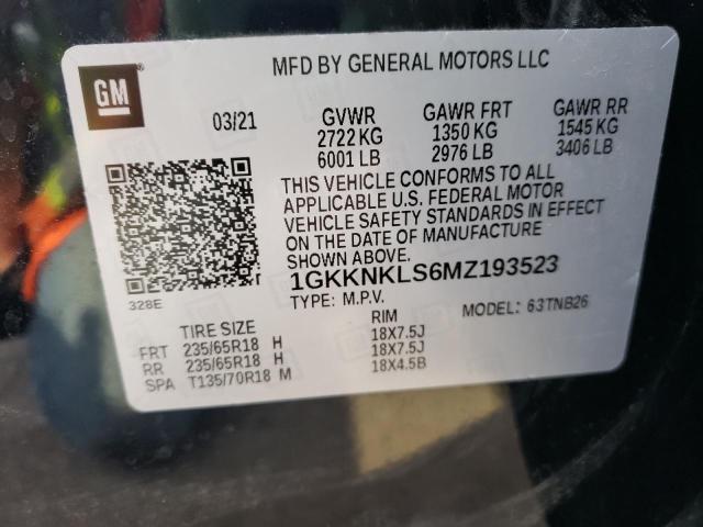 Photo 10 from auction – 2021 GMC ACADIA SLE with VIN 1GKKNKLS6MZ193523