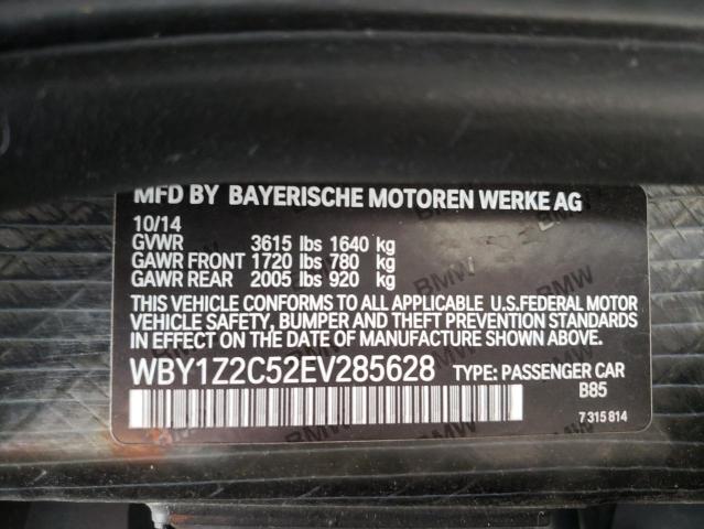 Photo 10 from auction – 2014 BMW I3 BEV with VIN WBY1Z2C52EV285628