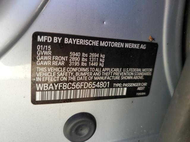 Photo 10 from auction – 2015 BMW 750 with VIN WBAYF8C56FD654801