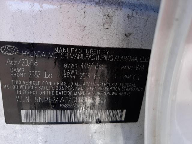 Photo 10 from auction – 2018 HYUNDAI SONATA SE with VIN 5NPE24AF4JH705494