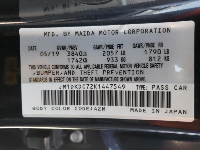 Photo 10 from auction – 2019 MAZDA CX-3 TOURI with VIN JM1DKDC72K1447549