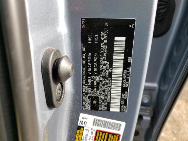 Photo 10 from auction – 2021 TOYOTA HIGHLANDER with VIN 5TDDZRBH5MS122029