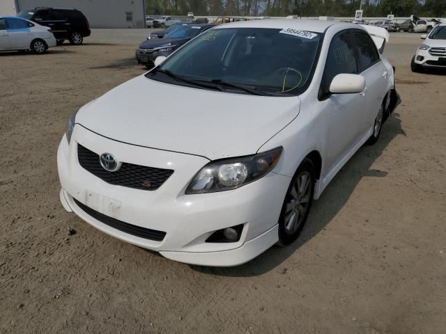 Photo 2 from auction – 2010 TOYOTA COROLLA BA with VIN 1NXBU4EE2AZ261211
