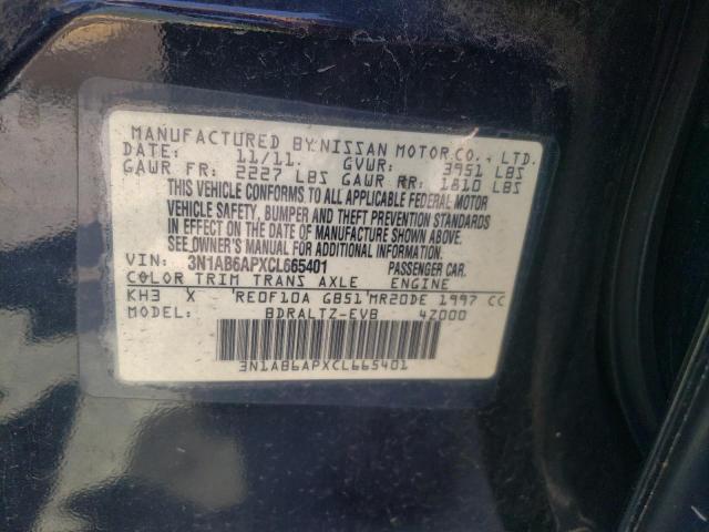 Photo 10 from auction – 2012 NISSAN SENTRA 2.0 with VIN 3N1AB6APXCL665401