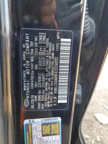 Foto 10 de la subasta – 2017 HYUNDAI TUCSON LIM con VIN KM8J3CA48HU309830
