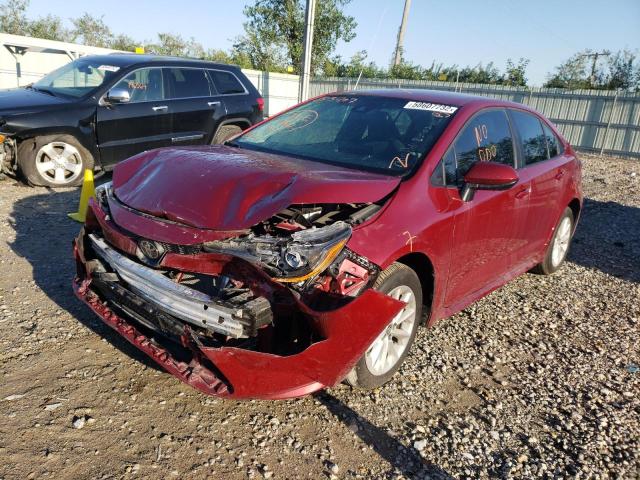 Photo 2 from auction – 2022 TOYOTA COROLLA LE with VIN 5YFVPMAE1NP283797