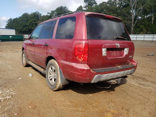 Photo 3 from auction – 2003 HONDA PILOT EXL with VIN 2HKYF18683H532376